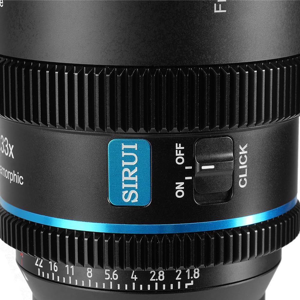 Sirui 40mm T1.8 1.33x Anamorphic [Neutral Flare] - Sony E Fit